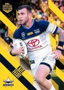 2021 NORTH QUEENSLAND COWBOYS NRL Card KYLE FELDT Special Edition - Bild 1 von 2