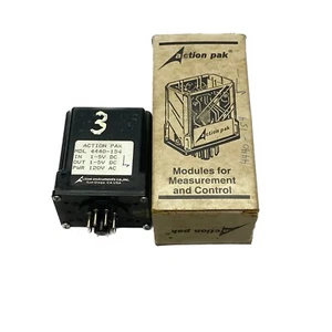 NEW IN BOX VINTAGE Action Pak 120VAC 1-5VDC 8 Pin Control Relay 4440-154 - Picture 1 of 7