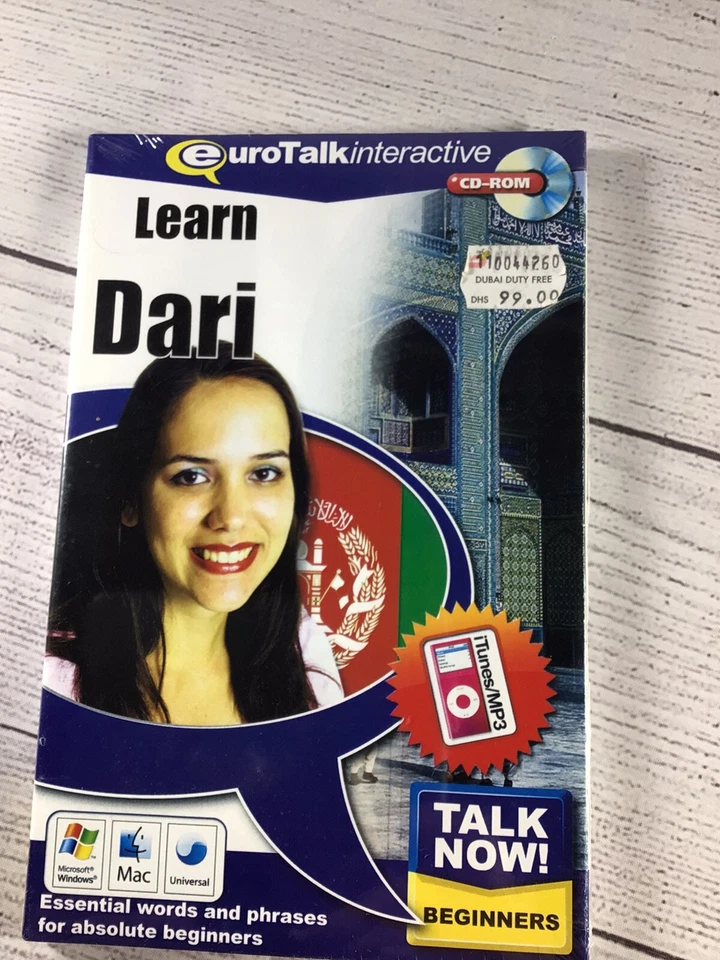 Talk Now! Learn Dari EuroTalk Interactive CD-ROM NEW SEALED - Image 1 of 4
