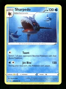 Pokemon Evolving Skies Sharkpedo 036/203 - Picture 1 of 1
