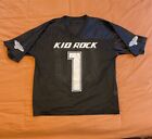 VTG Kid Rock Jersey Mens 2XL Black 0 F's Given American Badass Rock Graphic 90s
