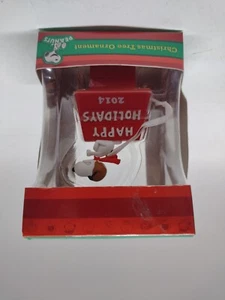 Hallmark Christmas Ornament Peanuts Snoopy Happy Holidays 2014 - Picture 1 of 9