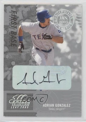 2005 Leaf Century Collection Post Marks Silver Signatures Adrian Gonzalez Auto - Image 1 of 2