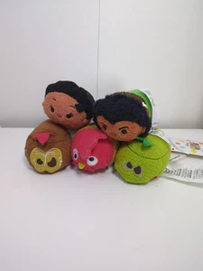 Disney Moana Tsum Tsum Juego de 5 Mini Peluche Maui Hei Kakamora - Imagen 1 de 6