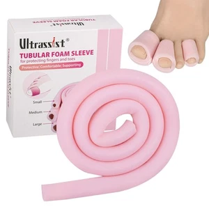 Toe Sleeve with Overlap Medium Size 7/8" Inner Diameter 36" Roll, Sponge Toe ... - Picture 1 of 7