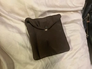 Vintage Small Brown Nordstrom 100% Silk Cosmetic Or Jewelry Pouch - Picture 1 of 10