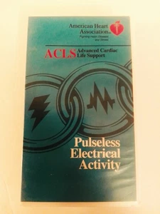 American Heart Association ACLS Pulseless Electrical Activity VHS Cassette LN - Picture 1 of 3