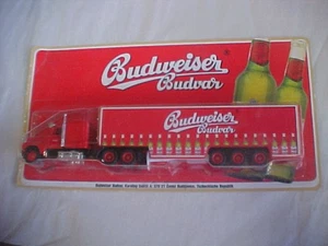 Grell HO Scale 1/87 BUDWEISER BUDVAR Beer Truck & Trailer - Picture 1 of 3