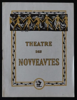 1948 TEATRO DE NOVEDADES Jeanne Lanvin Deauville Perrier Paul Heuzé - Imagen 1 de 4