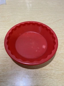 Fisher Price Fun With Food Dessert Surprise Pie Replacement Red Pie Plate Pan - Picture 1 of 2