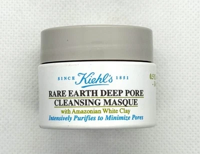 Kiehl's Rare Earth Deep Pore Cleansing Masque Travel Size 0.5 fl Oz New Unopened - Image 1 of 2