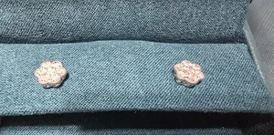 EFFY SILVER EARRINGS WITH DIAMONDS BRAND NEW - Picture 1 of 4