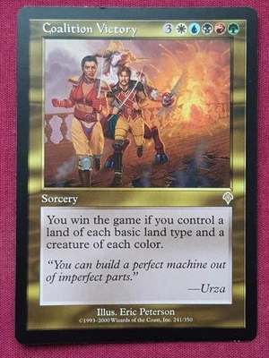 Magic The Gathering INVASION COALITION VICTORY card MTG - Image 1 of 2