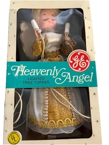 Vintage 1960's GE General Electric Heavenly Angel 11" Lighted Tree Topper Japan - Picture 1 of 9