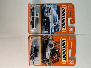 Matchbox Dodge Swept Side Pickup And MBX Motorcycle Trailer - Picture 1 of 3