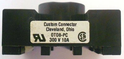 CUSTOM CONNECTOR RELAY SOCKET OT08-PC, 300 V 10A - Image 1 of 3
