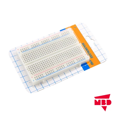 MASSIVEBUTDYNAMIC Breadboard Steckbrett 400 Kontakte Experimentierbrett Prototyp Pins für Arduino
