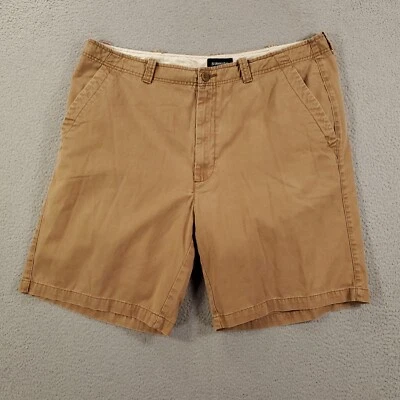 St Johns Bay Shorts Mens Size 42 Tan Brown Chino Bermuda 9 Inch Inseam - Image 1 of 4