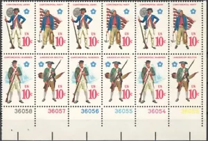 US Scott #1568a, Plate block of 12, 6 Plt. # Lower right, MNH - Picture 1 of 1