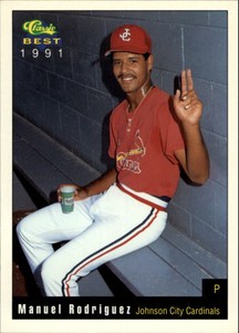 1991 Johnson City Cardinals Classic/Best #24 Manuel Rodriguez