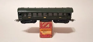 Antique/Vintage Marklin #341 Metal 1st / 2nd Class Passenger Coach Car w OB Box - Picture 1 of 20