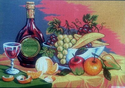 Needlepoint tapestry painted canvas D511 Lifestyle . (18"x24") GobelinL - Image 1 of 3