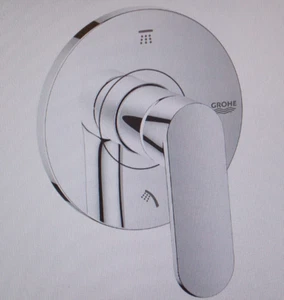 Grohe 118307 Veris Kit de ajuste de desviador de 3 puertos de una sola manija, StarLight Chrome - Imagen 1 de 3