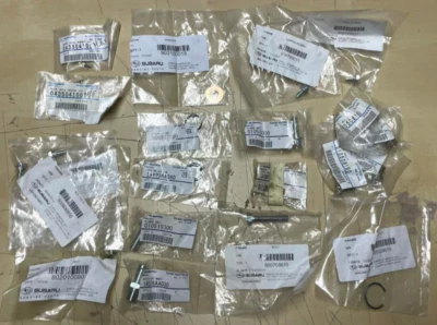 NEW SUBARU Impreza Parts Lot Nuts Flange Bolts Screws Seal O-Ring Circlip ++ - Image 1 of 4