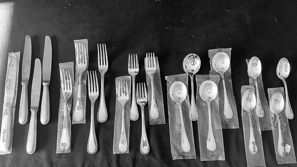 Placa de plata Christofle Perles Foto 1 de 4