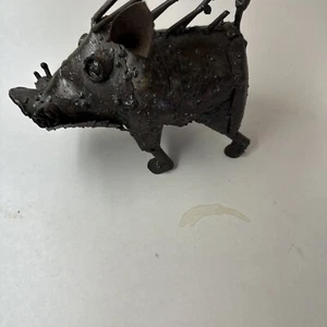 African Scrap Art Warthog Sculpture |Boar Art | Metal Art Statues - Picture 1 of 9