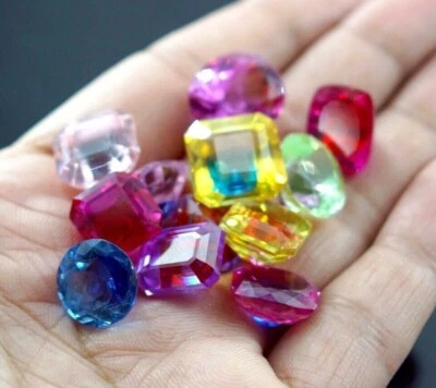 Natural Bi-Color Pitambari Sapphire 120 Ct Mix Cut Certified Loose Gemstone - Image 1 of 4