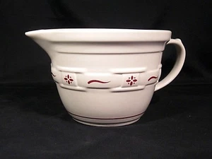 Longaberger Woven Traditions Red Batter Bowl - Picture 1 of 11