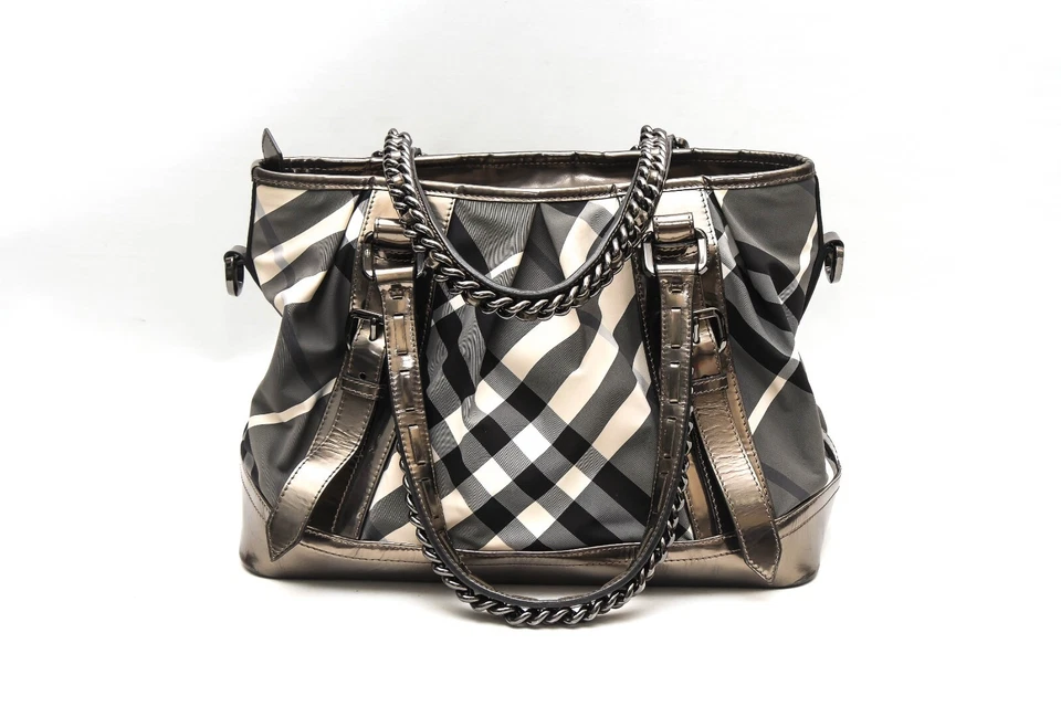 Bolso de hombro Burberry London de nailon de cuero Foto 1 de 1