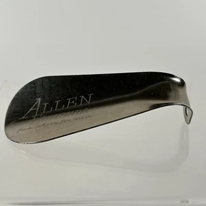 Vintage Allen Edmonds Metal Shoe Horn “Fine Shoes For Men” 4.25" very nice - Picture 1 of 13