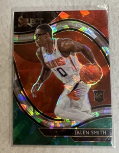 2021 Select Jalen Smith R/C Red/Green Court Side Cracked Ice Prizm - Picture 1 of 2