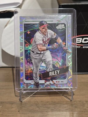 Austin Riley 2024 Topps Cosmic Chrome Nucleus Refractor #84 Braves - Image 1 of 2