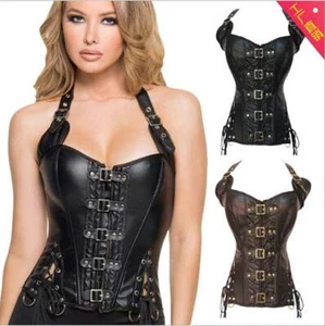 Sexy Disfraz Burlesco Corsé Vasco Cincher Lencería Bustier Talla Grande S-6XL - Imagen 1 de 18