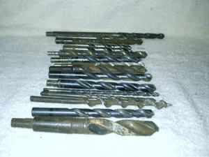 Lot of 16 Vintage Long Auger Drill Bits Bit Spiral Tools Mixed Brands & Sizes  - Imagen 1 de 6