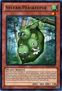 Sylvan Peaskeeper LVAL-EN015 Silver Rare Yu-Gi-Oh Card (U) New - Imagen 1 de 3