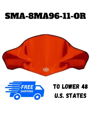 YAMAHA SIDEWINDER VIPER SNOWMOBILE SPORT LOW ORANGE WINDSHIELD SMA-8MA96-11-OR - Image 1 of 3