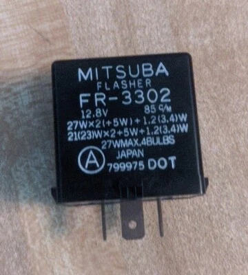 84 - 87 Honda Civic Acura OEM MITSUBA FR-3309 Flasher Hazard Relay Turn Signal  - Image 1 of 4