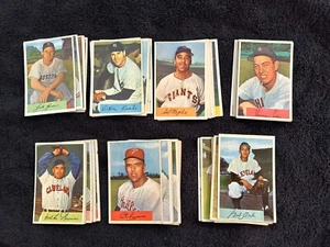 1954 Bowman Lot (67 DIF) Stars High#s  Starter Set VGEX-EXMT No Crease FREE SHIP - Picture 1 of 2