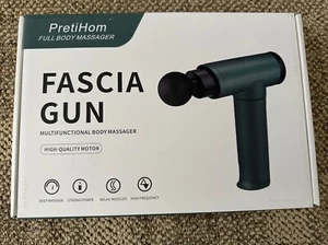 PretiHom Fascia Gun Percussion Massage for Athletes Deep Tissue - New! - Picture 1 of 7