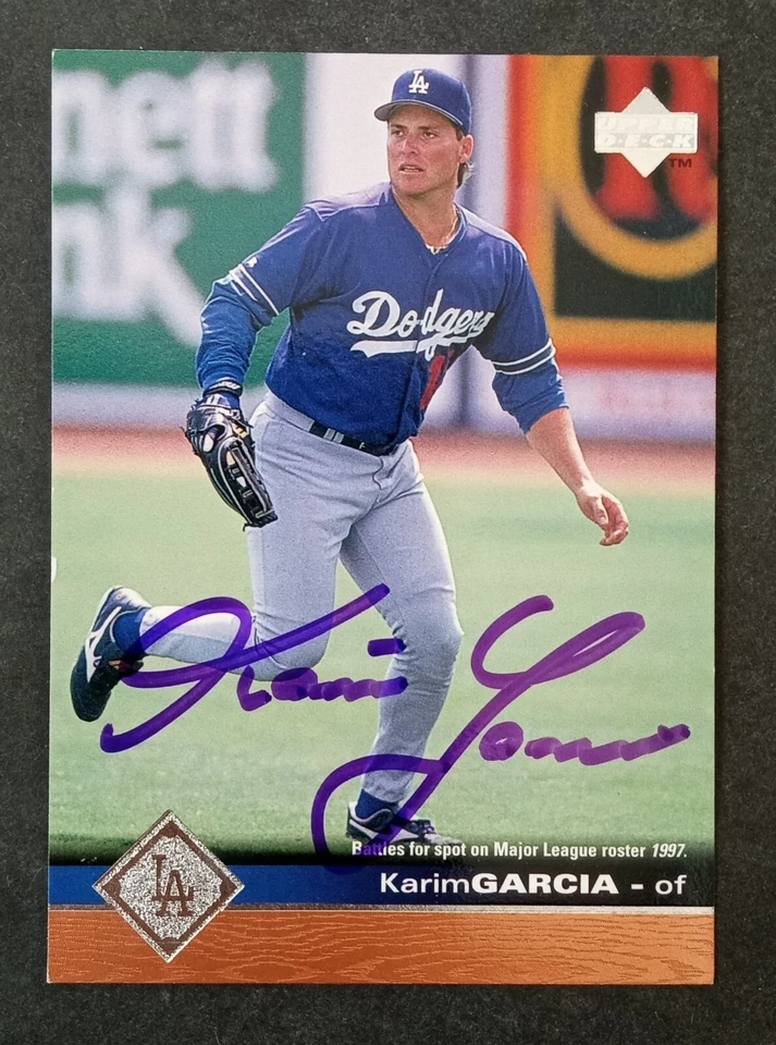 1997 Upper Deck SIGNED: Karim Garcia, DODGERS #398 - Image 1 of 1