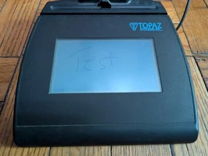 Topaz Systems- TM-LBK755SEHSB-R- Topaz SignatureGem T-L755 Signature Capture Pad - Picture 1 of 3