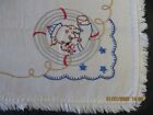 Vintage Childrens Tablelcoth Embroidery Hand Made