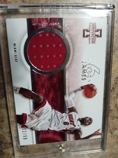 LeBron James innovation  Game Used 2012 jersey Patch Card 22/99