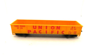 TYCO HO SCALE: UNION PACIFIC, UP 2923, YELLOW GONDOLA . VINTAGE