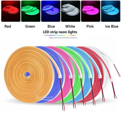 DC 5V 2835 Flexible LED Strip Waterproof Neon Light sign Silicone Tube Lamp 1-5m - Image 1 of 4