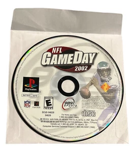 Sony PlayStation 1- 2001 NFL GameDay 2002 PS1 DISC ONLY ￼ Tested - Picture 1 of 6